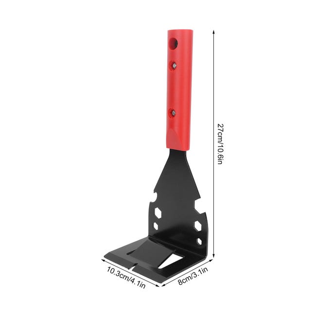 Outil de Retrait Carrelage Extracteur Garniture Acier Inoxydable Multifonctionnel Outil Retrait Moulure Compact Plinthe - 3