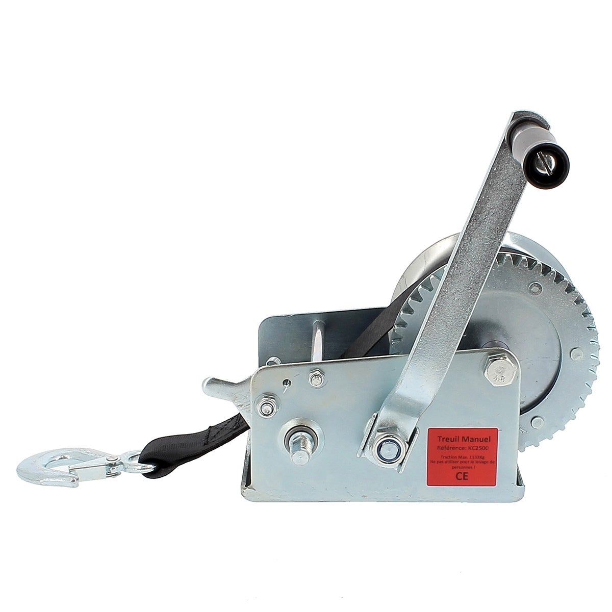 Treuil manuel avec sangle 1134 kg - GT MARKET - 2