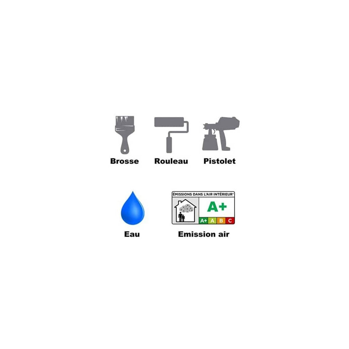 Peinture Ravalement - Vert oxyde chromique - RAL 6020 - 5 L - Métaltop - 4