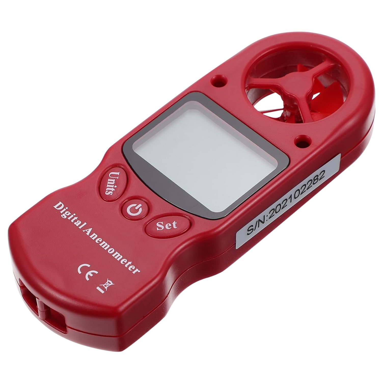 Sztuka Anemometr Termohigrometr Wilgotność Mini Przenośny Cyfrowy Anemometr Prędkość Wiatru Miernik Zewnętrzny Praktyczny Higrotermograf Pomiar