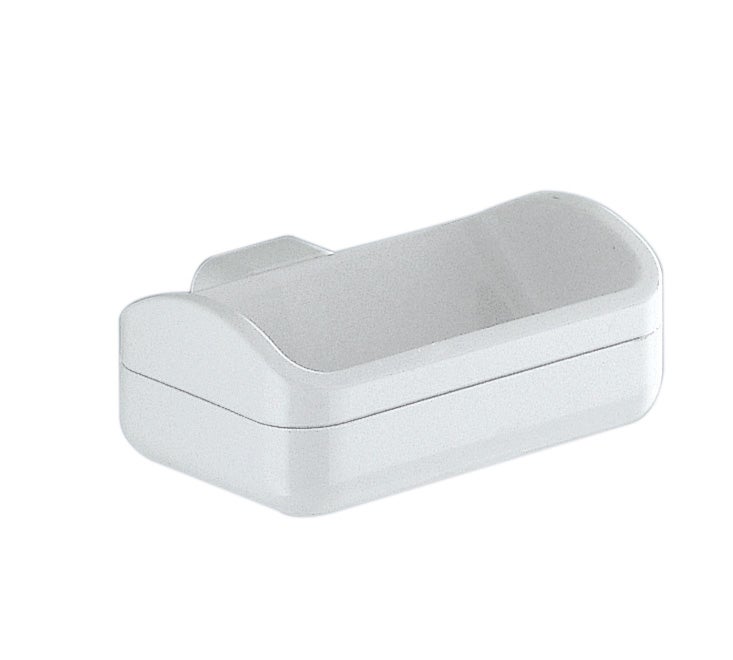 Gedy PORTE PAPIER BLANC DARIOS – Weißer Toilettenpapierhalter, Kunststoff, 10 Jahre Garantie