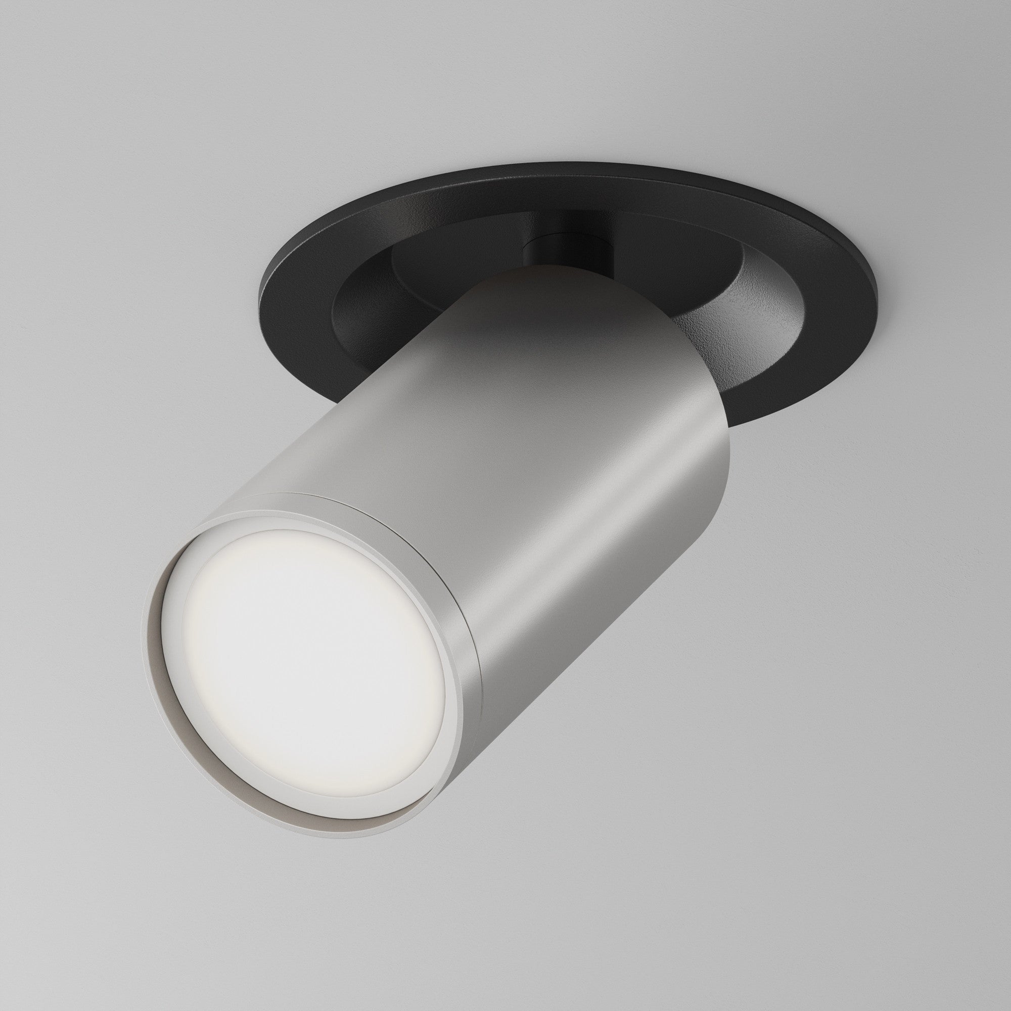Oprawa sufitowa wpuszczana Focus S czarno-szara 1xGU10x10W okrągła ruchoma IP20 wym: 12,3 x 5,2 x 5,2 cm aluminium Maytoni - 2