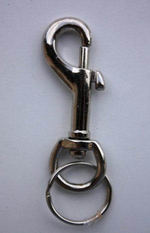 KM04 Clip Portachiavi In Titanio - Moschettone EDC A Sgancio Rapido Con Anello, Leggero E Resistente - Foto 9