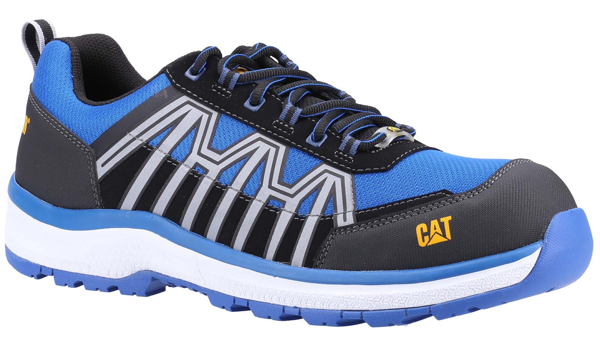 Chaussures De Sécurité Homme Caterpillar Taille 40 Marron Cuir - Style Montant - Occasion