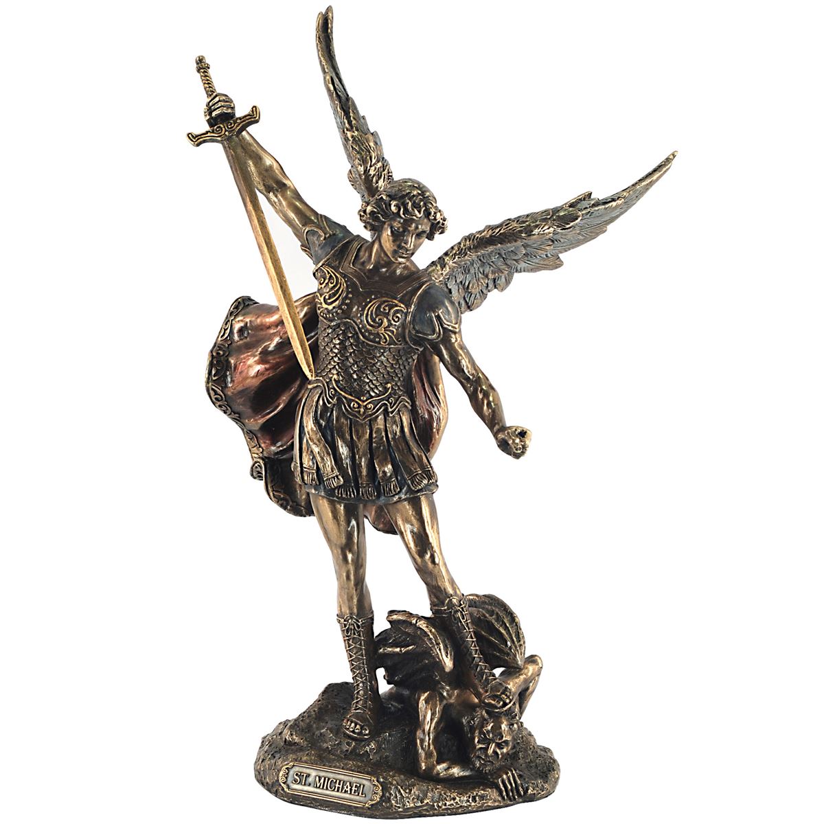 By sigris figura de san miguel arcángel figuras bronce colección clásico signes grimalt decor and go