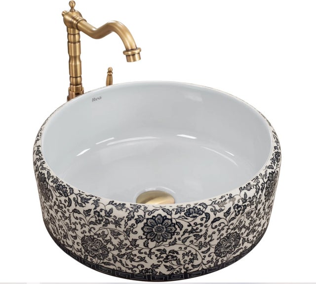 Umywalka Nablatowa Rea Florisa Biały 40 X 40