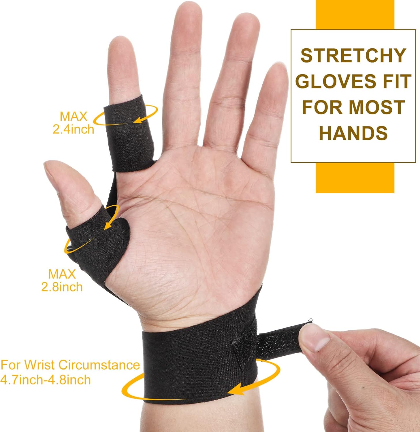 Paire de 2 Gants de Lampe de Poche à LED Gants de Pêche en Plein Air et Tournevis pour Réparer et Travailler dans les Endroits Sombres, Cadeaux - 3