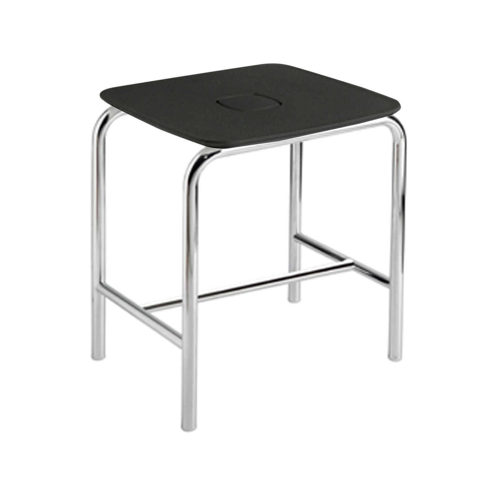 INDA-Exclusiv Tabouret De Cuisine Pliable Bois Et Métal - Hauteur 47 Cm, Charge 100 Kg