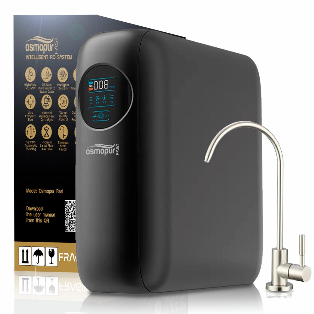 OSMOPUR FAST 800 GPD Osmose Reversa - Sistema compacto de fluxo direto com alta produção de 2,1 L/min - 9