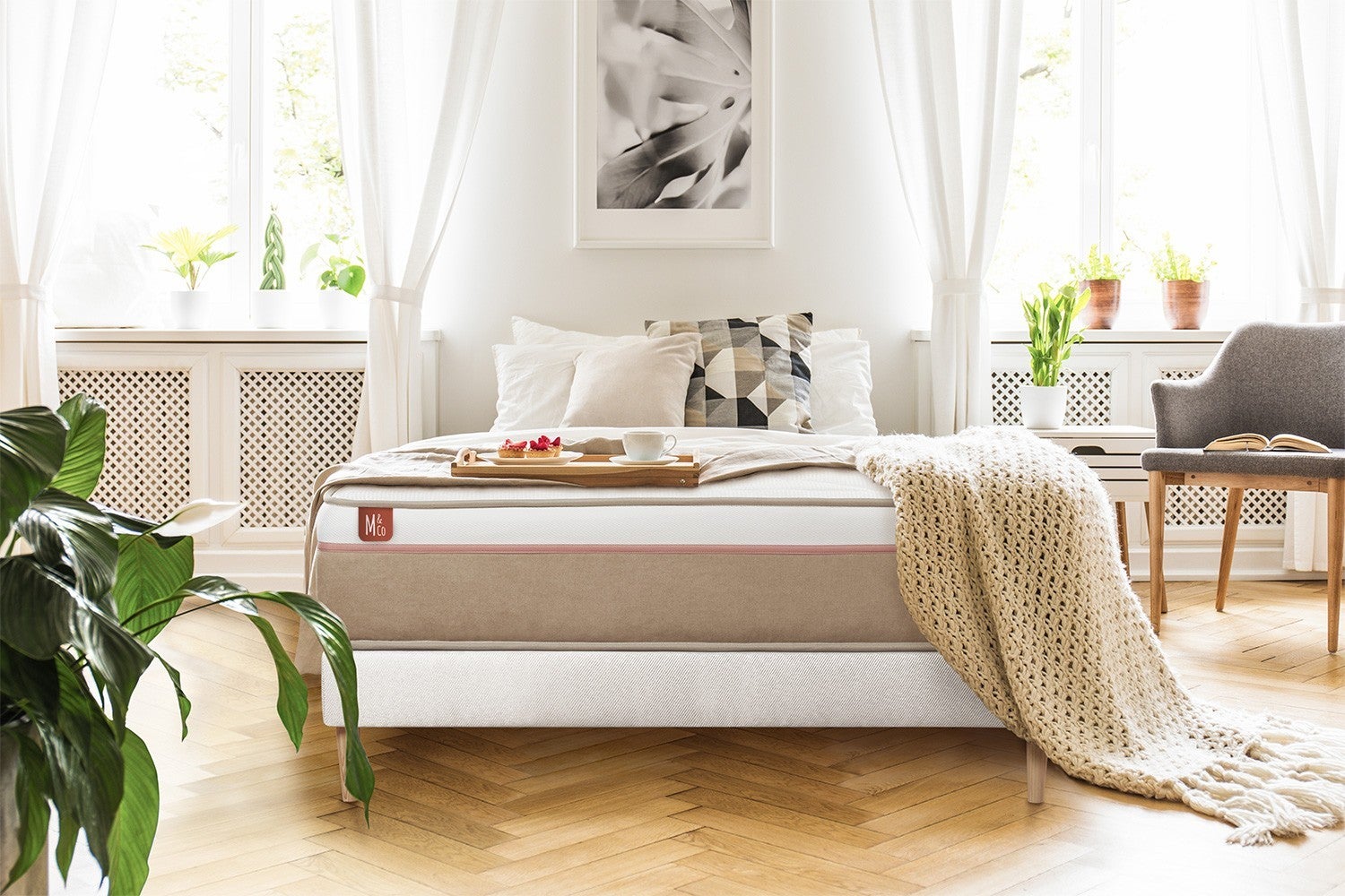 Matelas à ressorts ensachés 140x190 cm épaisseur 20 cm | Maison et Styles
