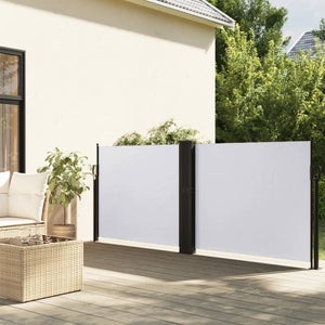 Tenda Laterale Avvolgibile Per Esterni 180x300 Cm - Struttura In Alluminio, Parasole E Frangivento, Perfetta Per Privacy In Giardino (colore Beige)