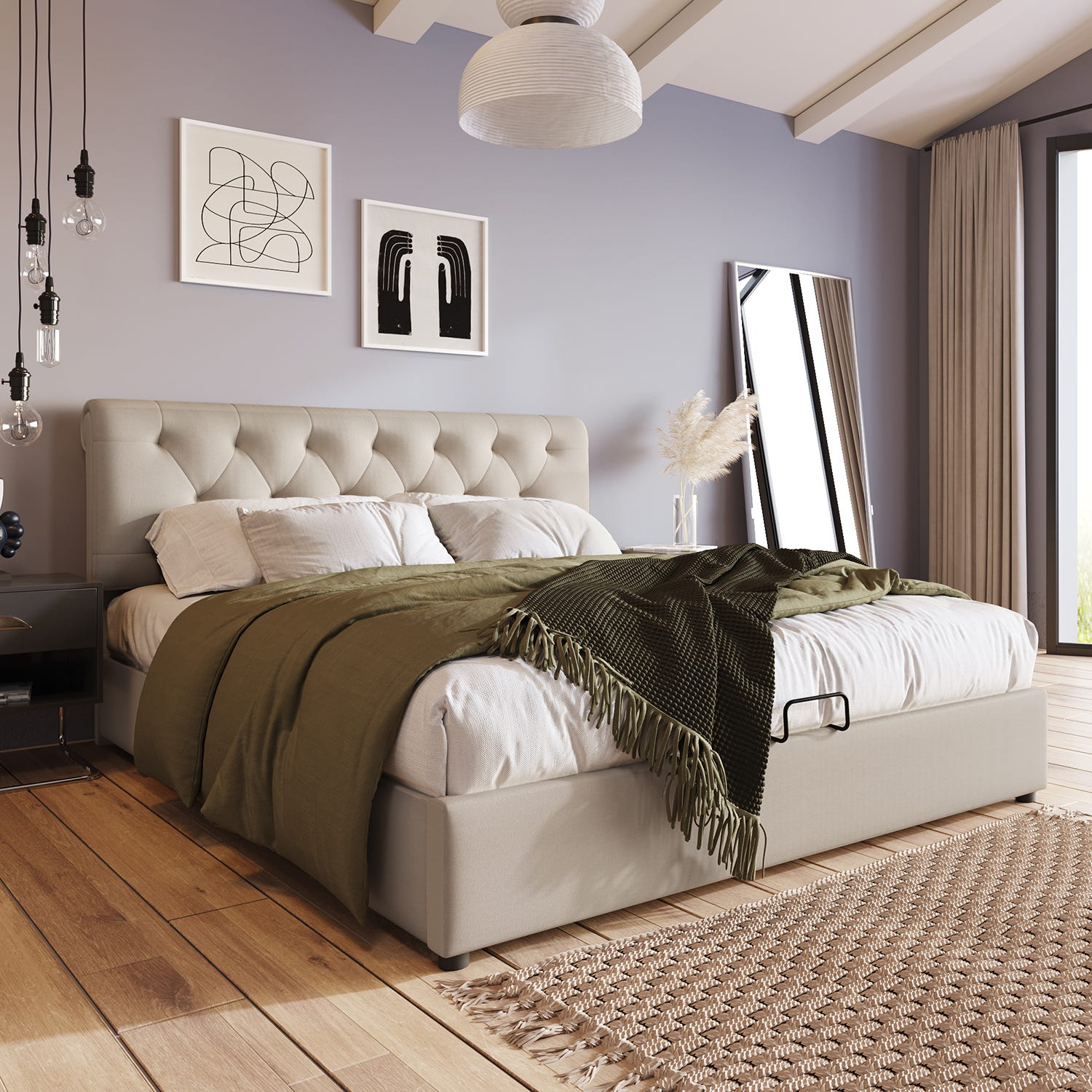 DHOME Tête De Lit Capitonnée En Lin Naturel Composée De Panneaux Autocollants Interchangeables Pour Chambre De Luxe Rembourree Rose 110 Cm DHOME Tête De Lit Capitonnée En Lin Naturel Composée De Panneaux Autocollants Interchangeables Pour Chambre De Luxe Rembourree Rose 110 Cm
