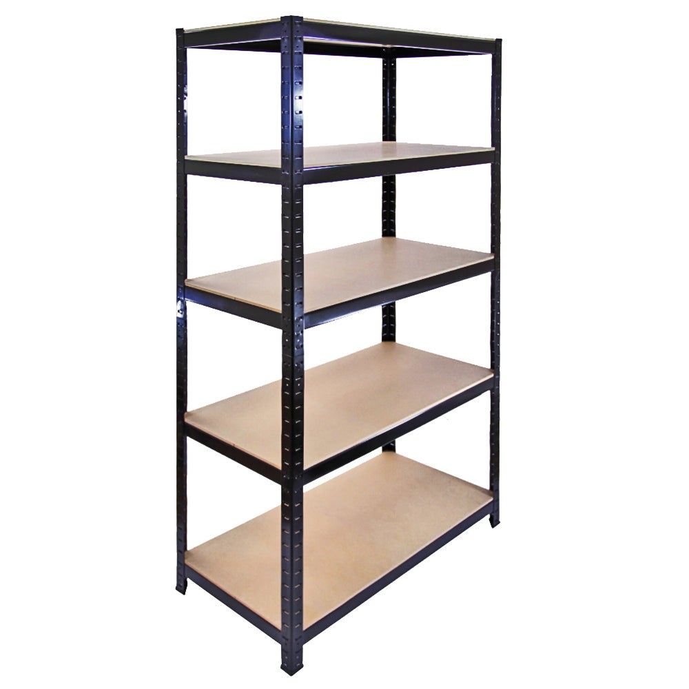 Monster Racking - Lot de 3 Rayonnages T-Rax en Acier Sans Boulons Noirs 90cm x 45cm x 180cm - 4