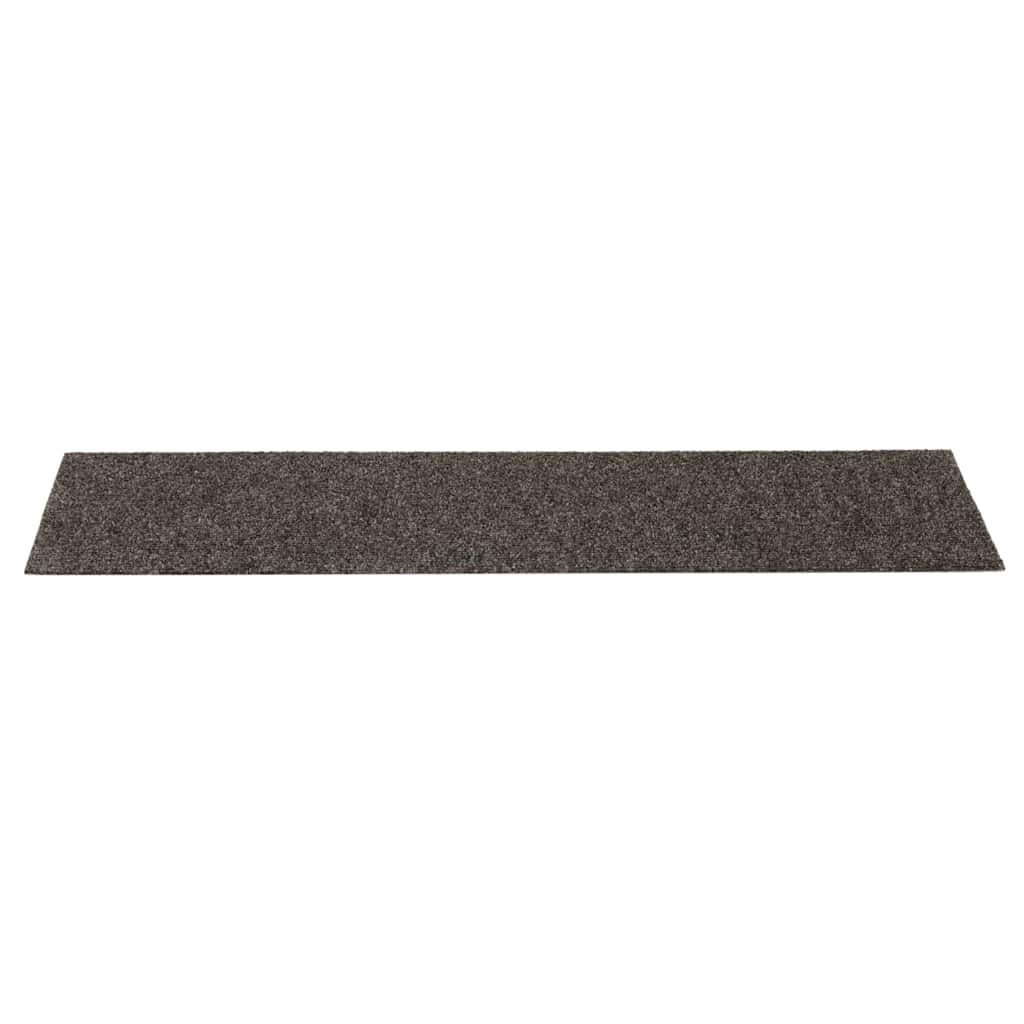 Tapis d'escalier autocollants 30 pièces 76 x 20 cm Anthracite Rectangulaire vidaXL - 5