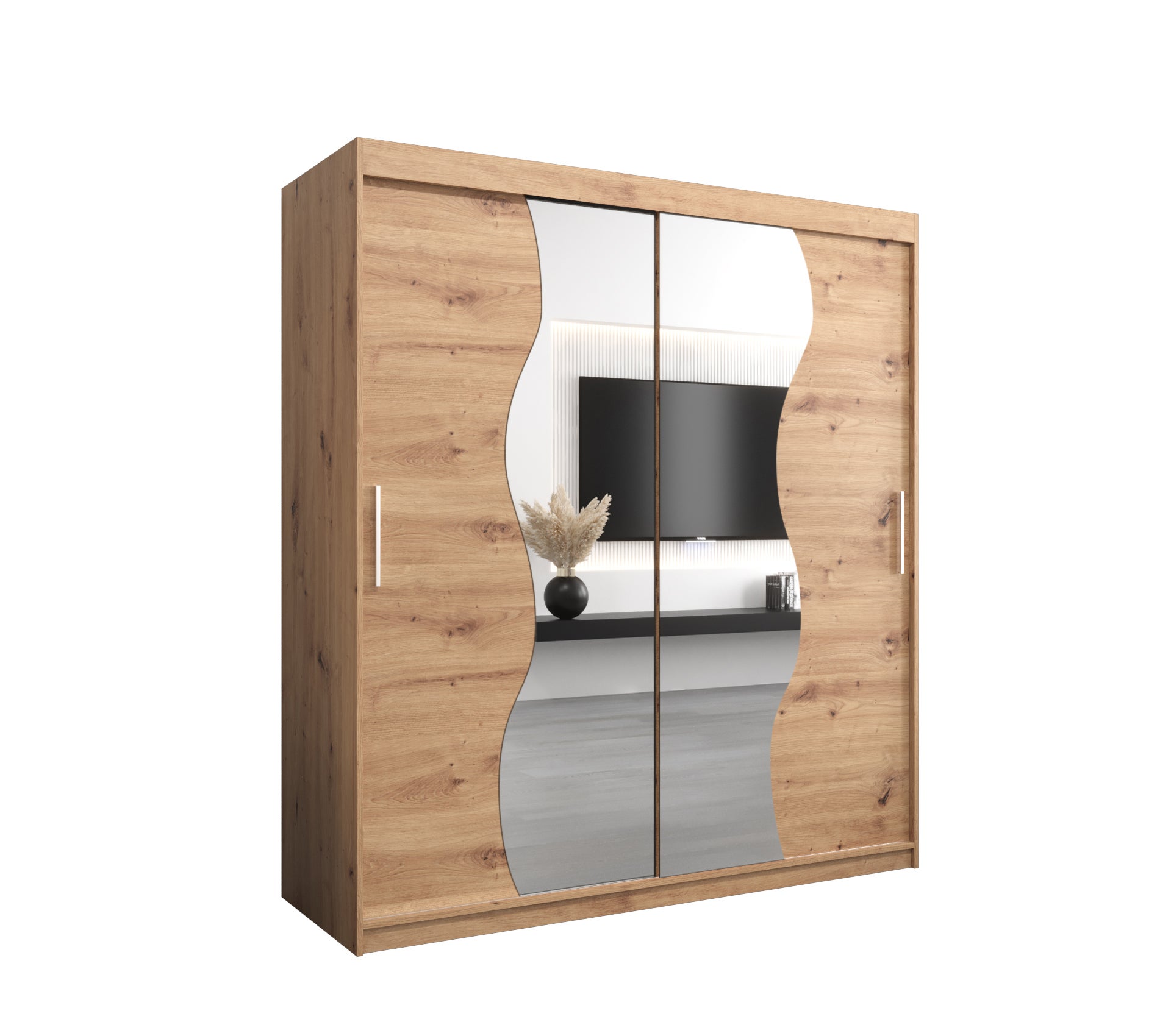 Szafa przesuwna garderoba MADRYT 180 x 62 x 200 cm Artisan - Abiks Meble
