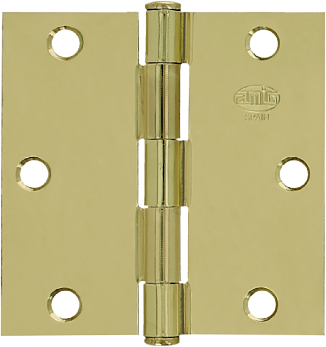 Charnière laiton 14x40 mm trous de 1,9mm