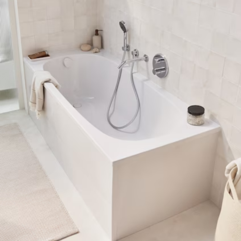 Baignoire droite 170 x 75 JACOB DELAFON Bastille blanc brillant - 2