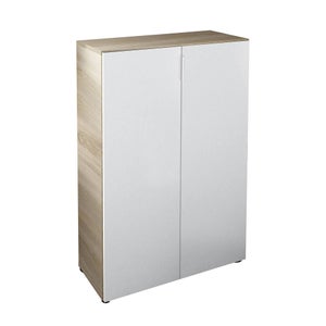ZYLOYAL10 Cassettiera con 6 cassetti in rovere scuro, ripiano regolabile, per camera da letto e tutti gli spazi abitativi (120 x 40 x 83 cm