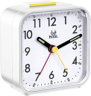 Sveglia Analogica Da Viaggio YouJabz Ultra Piccola E Silenziosa - Con Funzione Snooze E Luce, Senza Ticchettio, Facile Da Usare, Per Casa E Ufficio