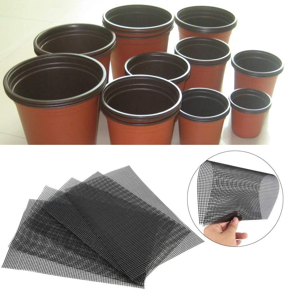 Planter Mat 5 Piece Square Planter Mat 30 X 20 cm, Planter Mat Gardening Mesh ...