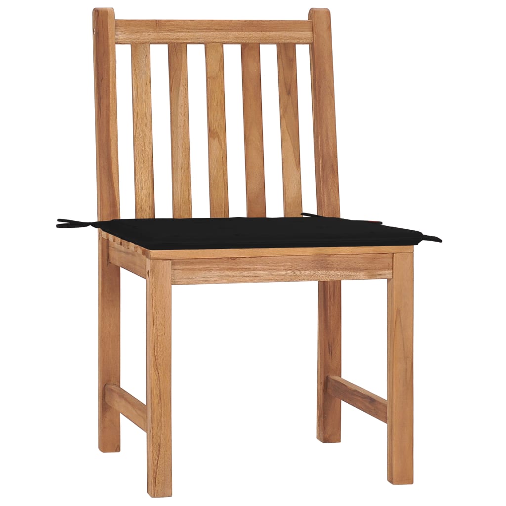 Lot De 2 Coussins De Chaise Carrés 40x40 Cm - Avec Sangles - Remplissage Perlé - Pour Intérieur/extérieur (Noir, Gris, Bleu, Etc.)