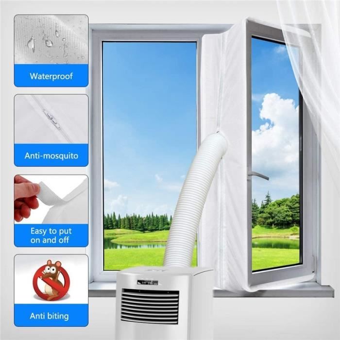 Cortinas, Vedação de Janela para Ar Condicionado Portátil - Ar Condicionado Móvel, 300CM 400CM 500CM- 300CM [E4310] - 5