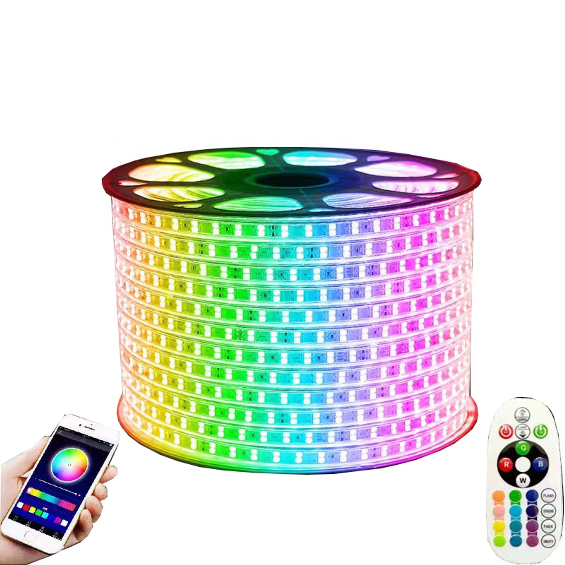 Banda LED 5050 RGB 220V 1 m