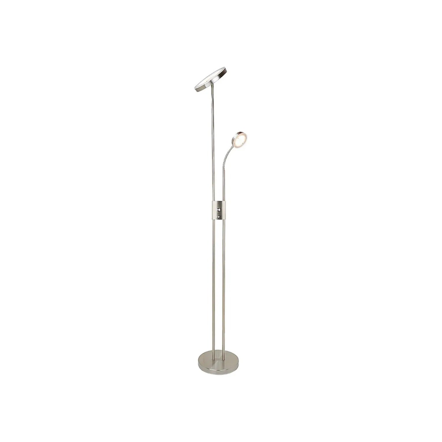 Lampa podłogowa stojąca Ophus chrom satynowany LED 23W 3000K 2110lm wym: 180 x 25,5 x 25,5 cm metal Rabalux
