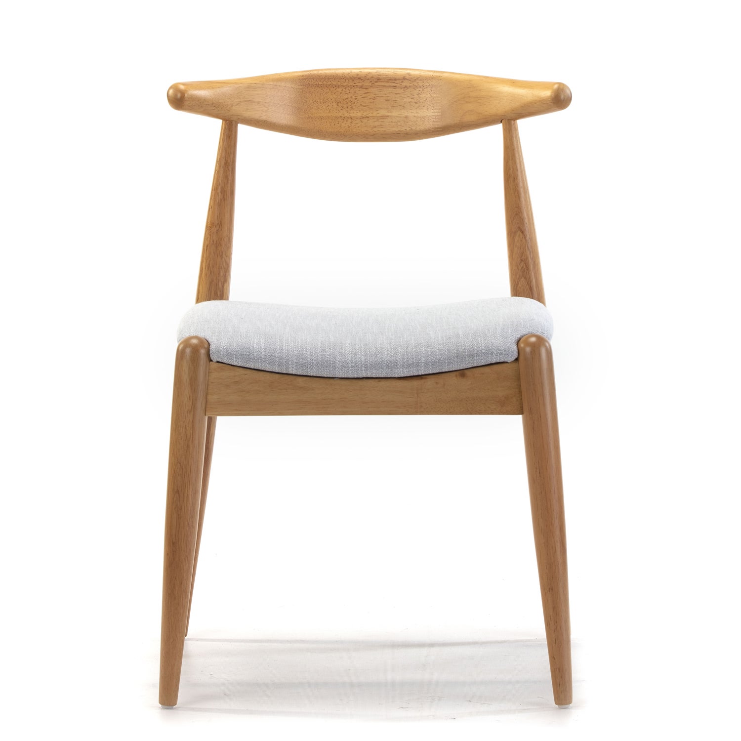 Pack 2 chaises Corzo, Couleur Chêne, Bois Massif, 52,5 cm x 50 cm x 74.5 cm - 2