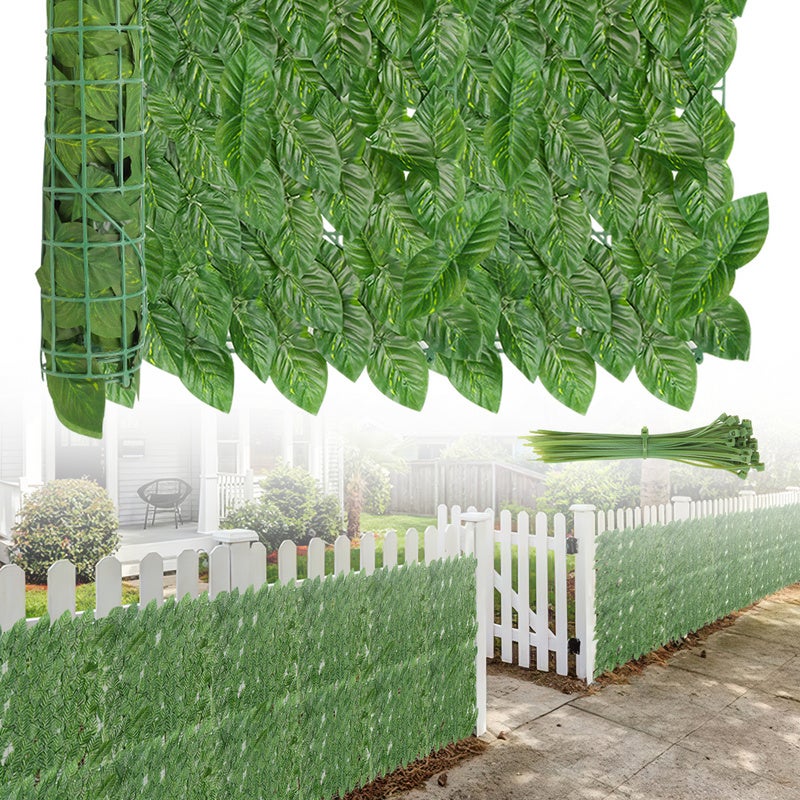 Haie Artificielle en Feuille, Brise-Vue Artificielles Décoration Murale ...