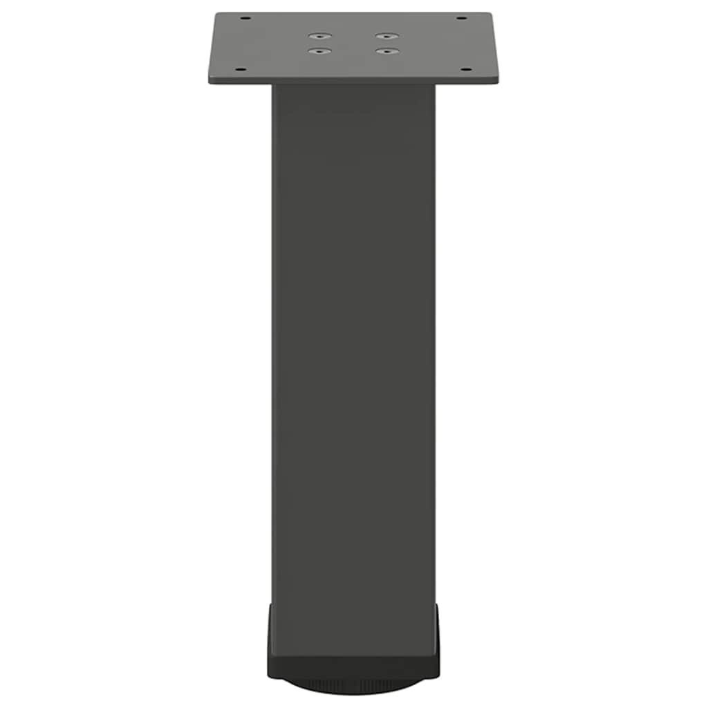 Pernas para mesa de centro 4 peças aço antracite 42-44 cm - COMFORTXL - 5