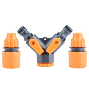 Raccords Rapides Laiton 1/2" Pour Tuyau D'Arrosage - Compatibles Tous Robinet & Arroseur, Faciles à Monter Sans Outils