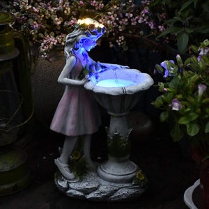 LAMPADA SOLARE DA Giardino Esterna Gnomo Figura Balcone Colorato