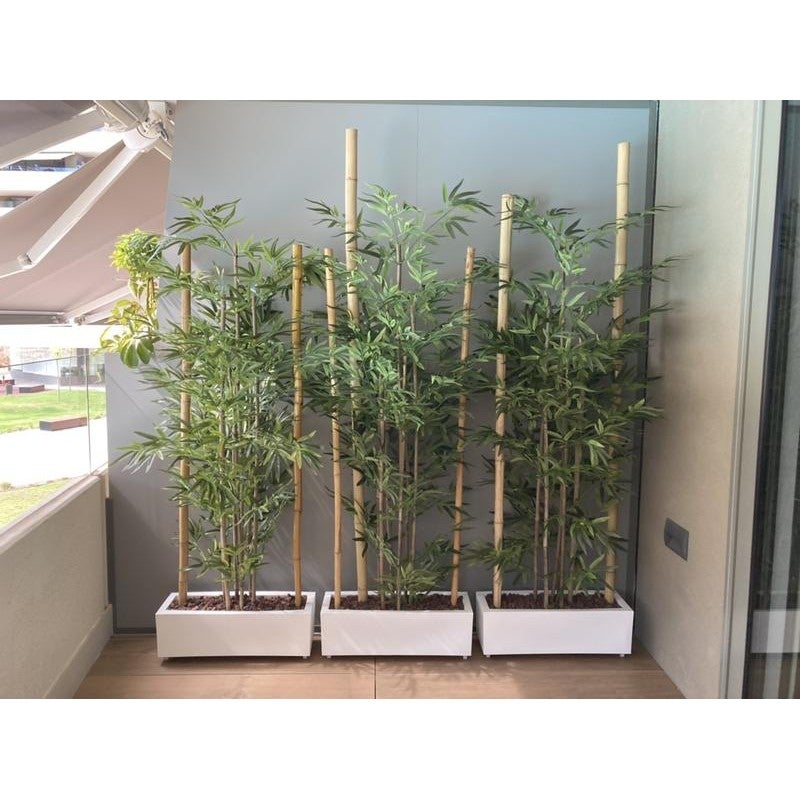 Tutor de bambu Decorativo 180 cm, 30/40mm, Tutores Redondos, Postes de Madera, Estaca para Jardin, separacion de ambientes - 3
