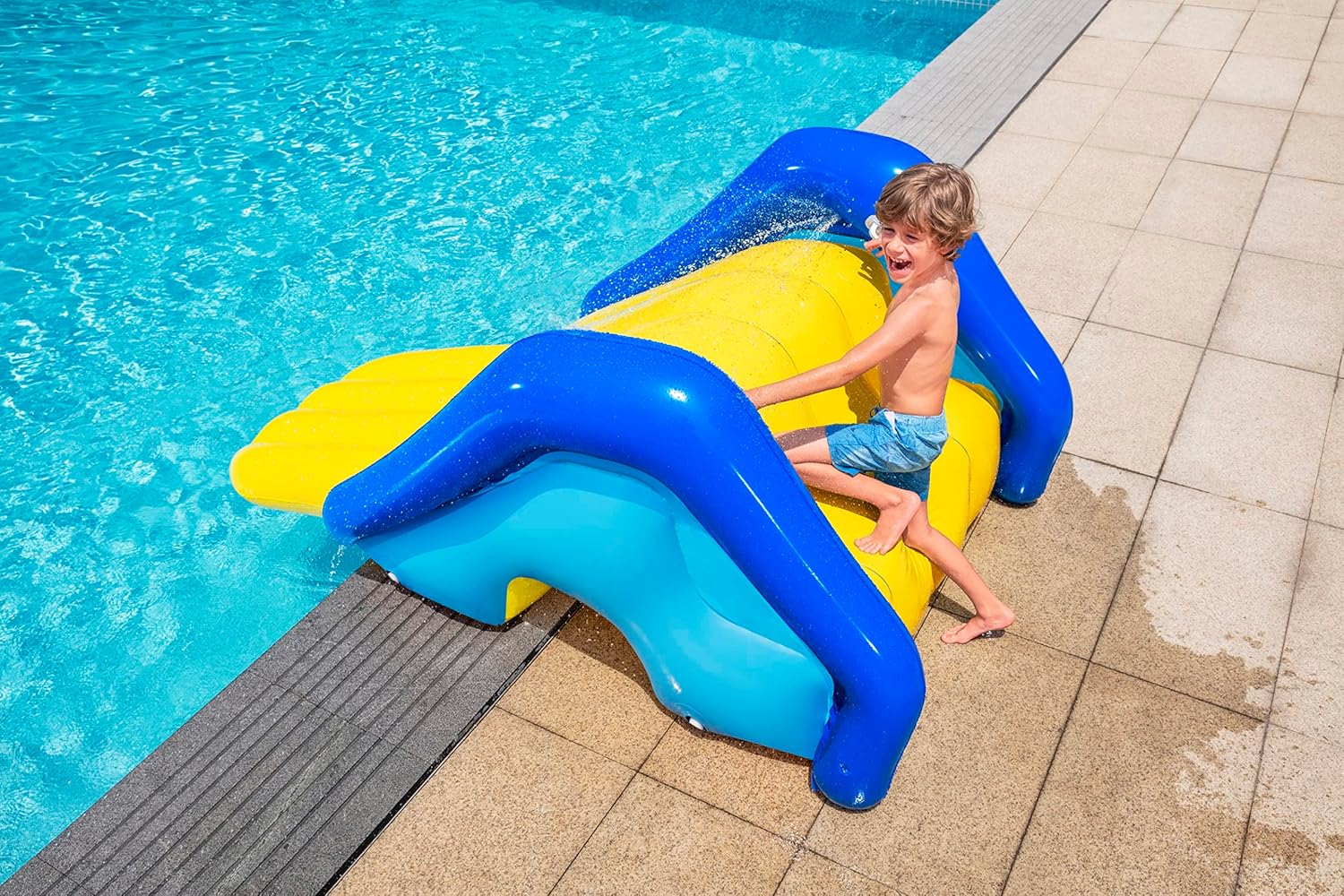 Zjeżdżalnia wodna Bestway 52453 park wodny dla dzieci do basenu 247 cm - 6