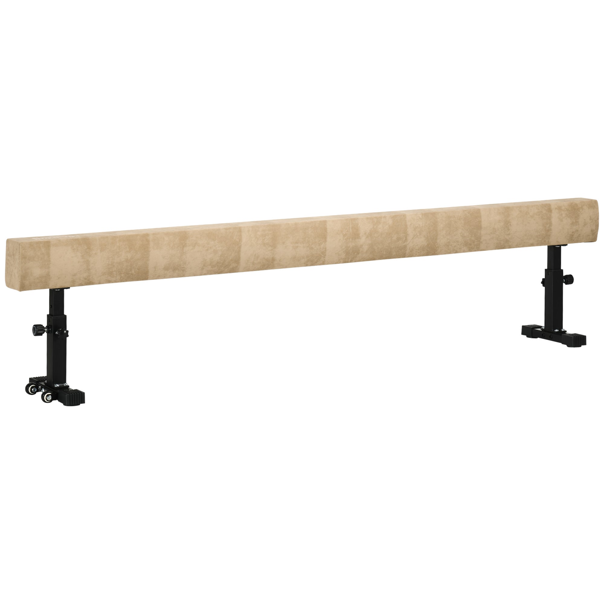 Trave da ginnastica pieghevole 210 cm con solida base di legno, Trave