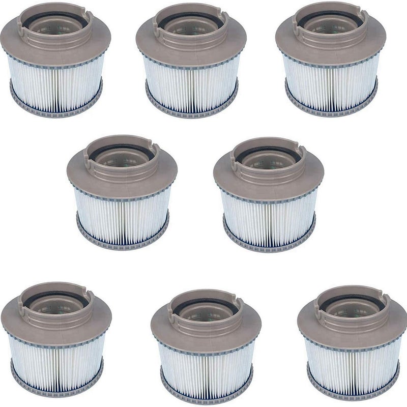 Wymienne filtry do jacuzzi basenowego, filtry z siateczką do jacuzzi MSpa Bubble Spa (6 szt.)