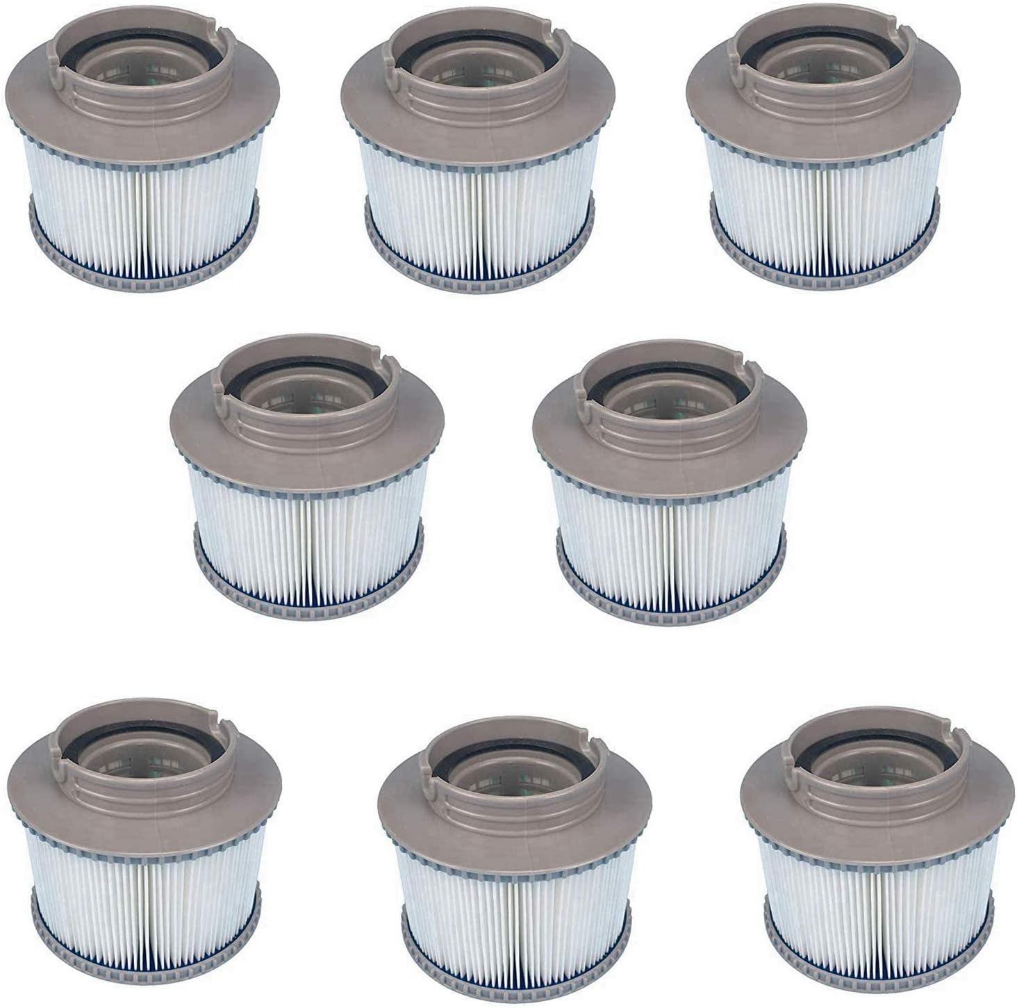 Wymienne filtry do jacuzzi basenowego, filtry z siateczką do jacuzzi MSpa Bubble Spa (6 szt.)