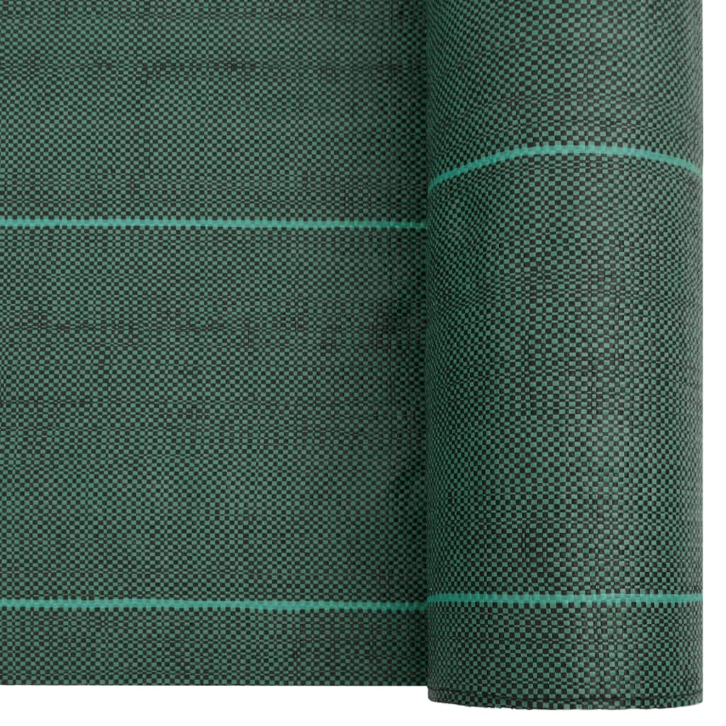 Membrane anti-mauvaises herbes 2x50 m PP, durable UV, facile à installer, pour jardin et allées, vert – ComfortXL Outdoor Living - 4