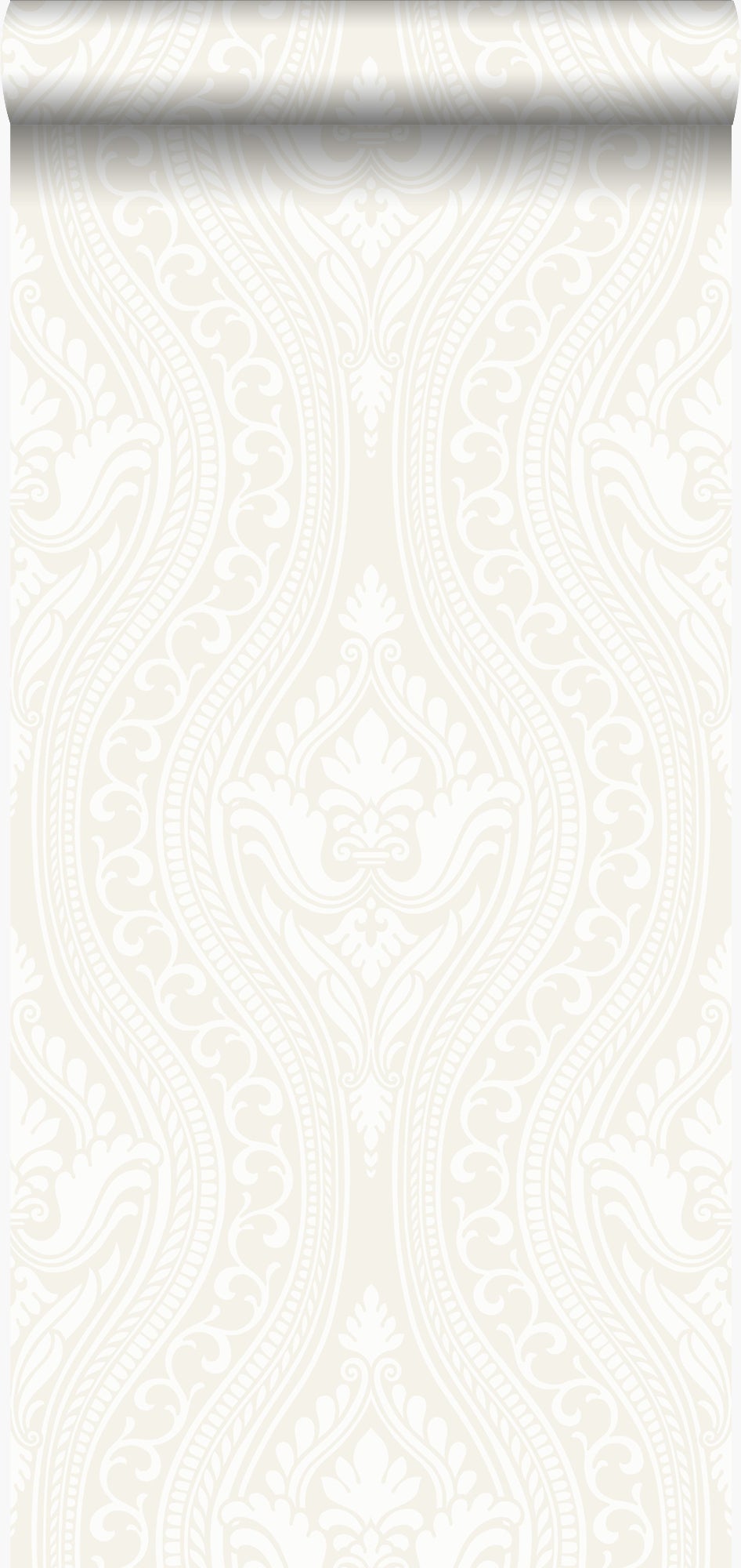 Tapeta z ornamentem stada białym - 53 cm x 10.05 m - ORIGIN