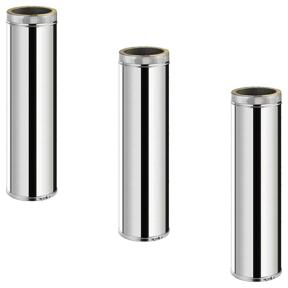 Longueur Droite 1 M Double Paroi Isolée Pour Tubage Conduit Double Paroi Isole 25 Mm Longueur Droite 1 M Double Paroi Isolée Pour Tubage Conduit Double Paroi Isole 25 Mm
