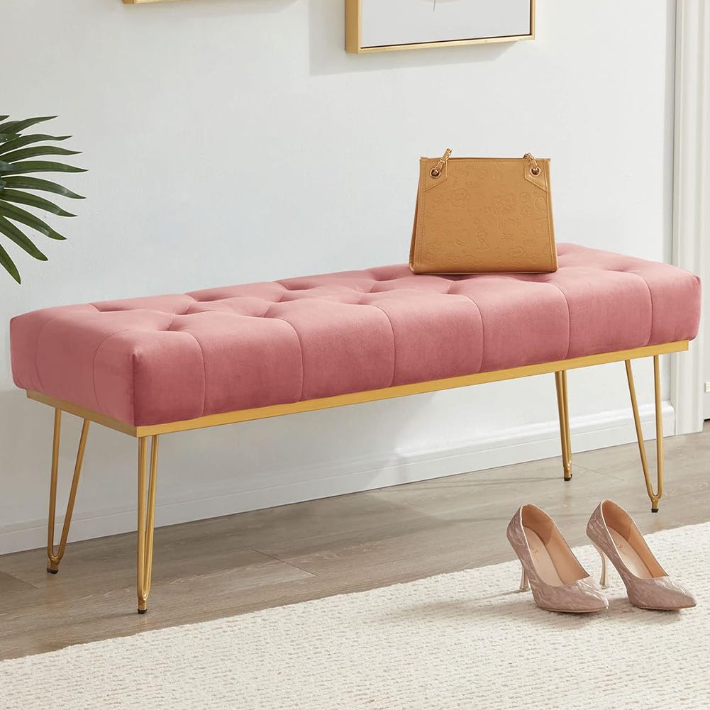 Cassapanca Pieghevole Patchwork HOME DECO - 76x38x38 Cm, Poliestere E Legno, Multicolore - Foto 12