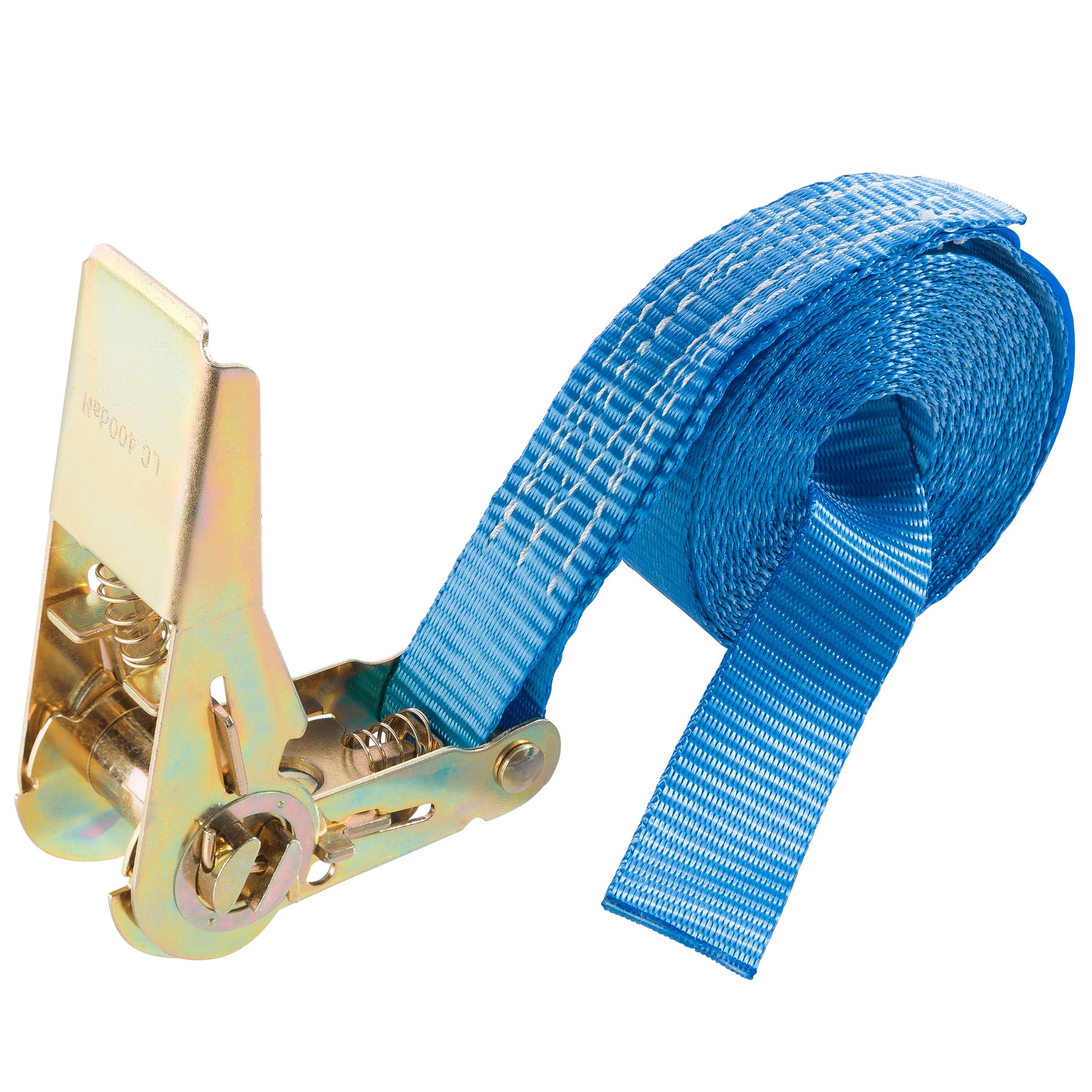 AREBOS 4 x Sangle d'Arrimage Sangle d'Arrimage Sangle à Cliquet Sangles pour Transport Moto 4m x 25mm 800 daN en une Partie - 2