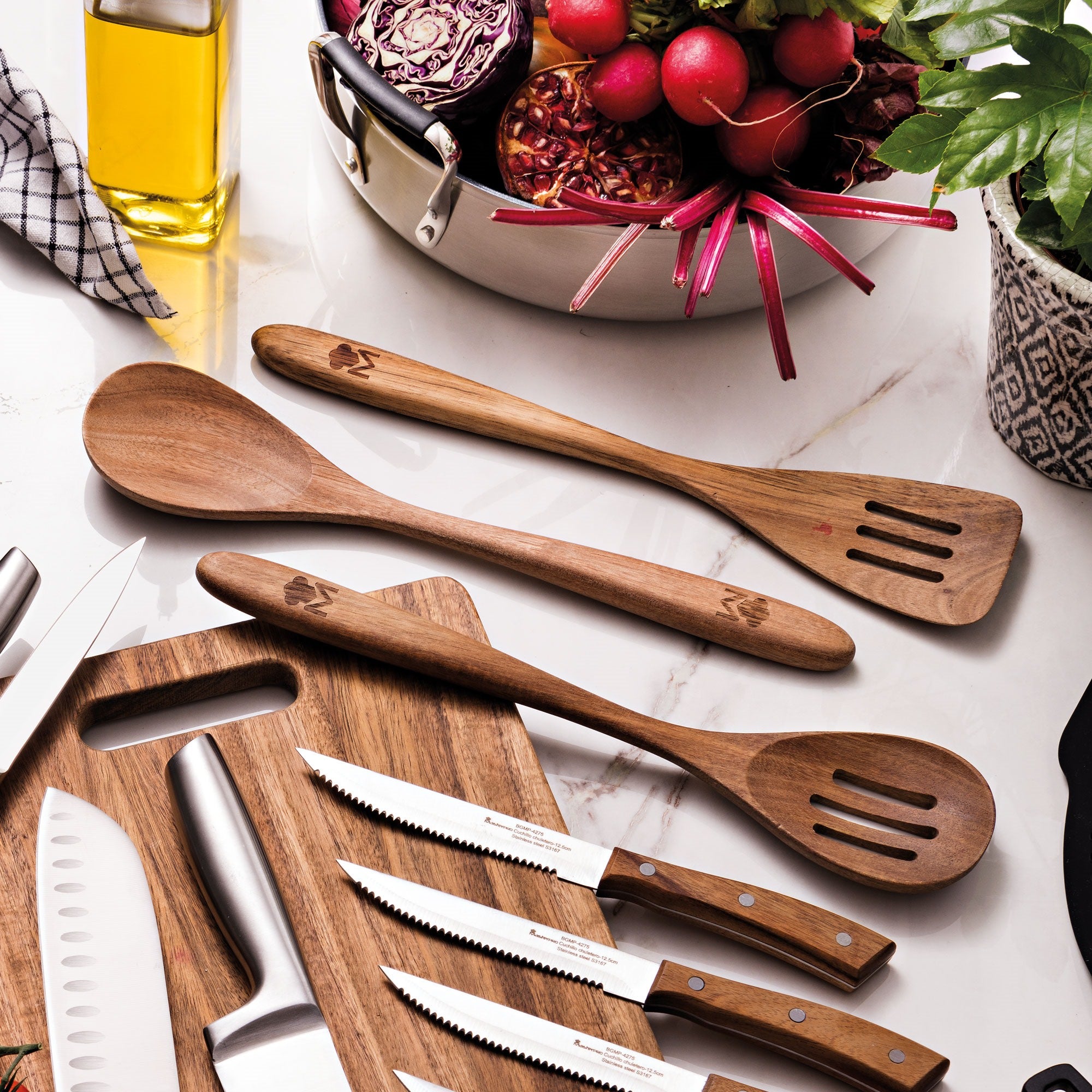 Set di pentole San Ignacio Nona con utensili da cucina - 5