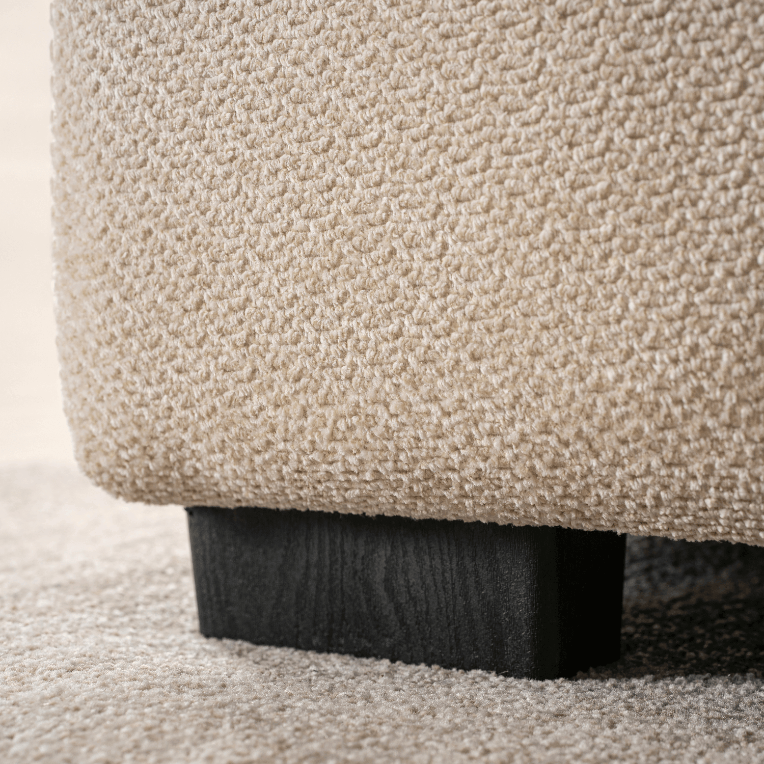 Kanapa Sofa Glamour 3 Osobowa Do Salonu Wygodna Kremowa MODERNO 3S - 5