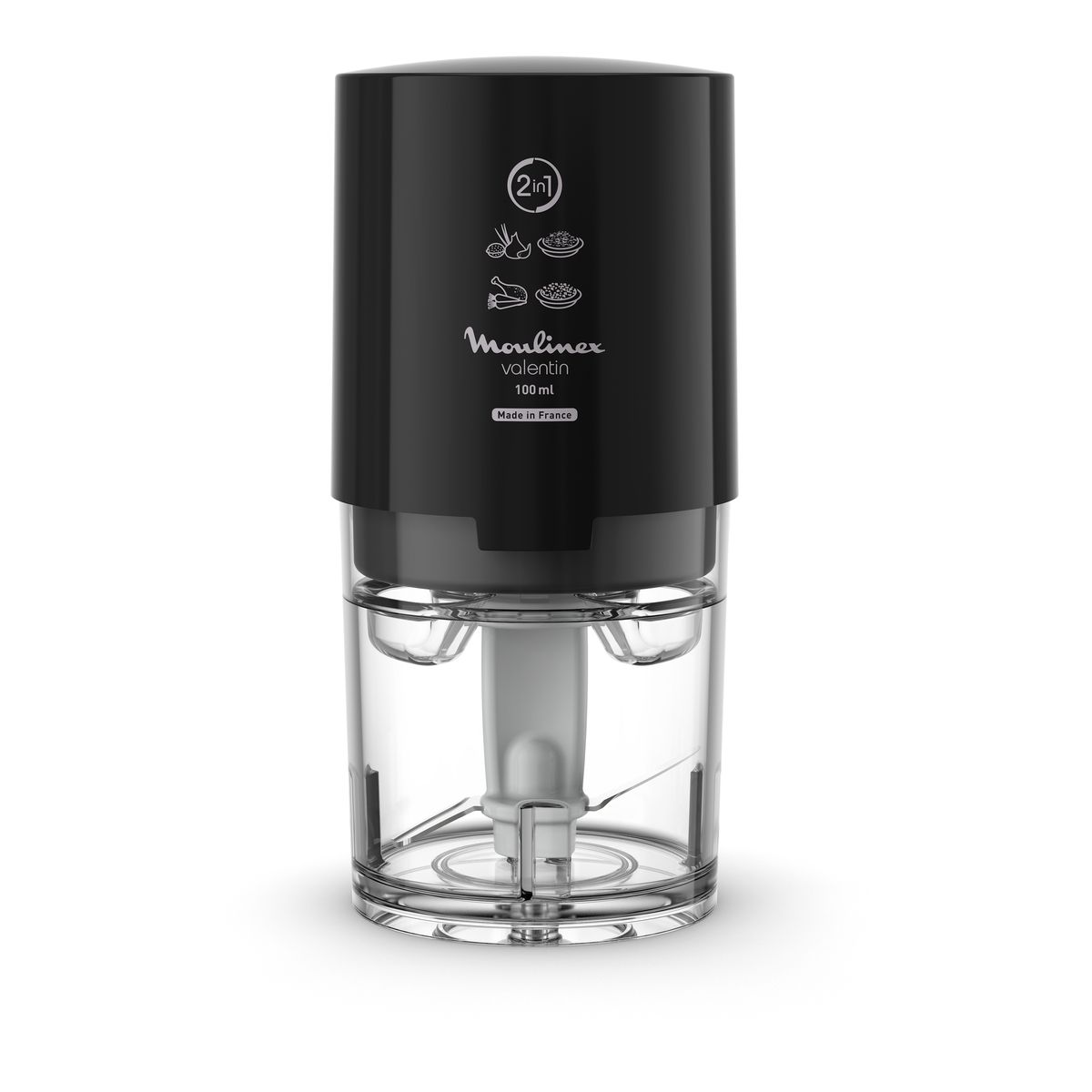 Mini siekacz Moulinex VALENTIN Czarny 220W 100ml