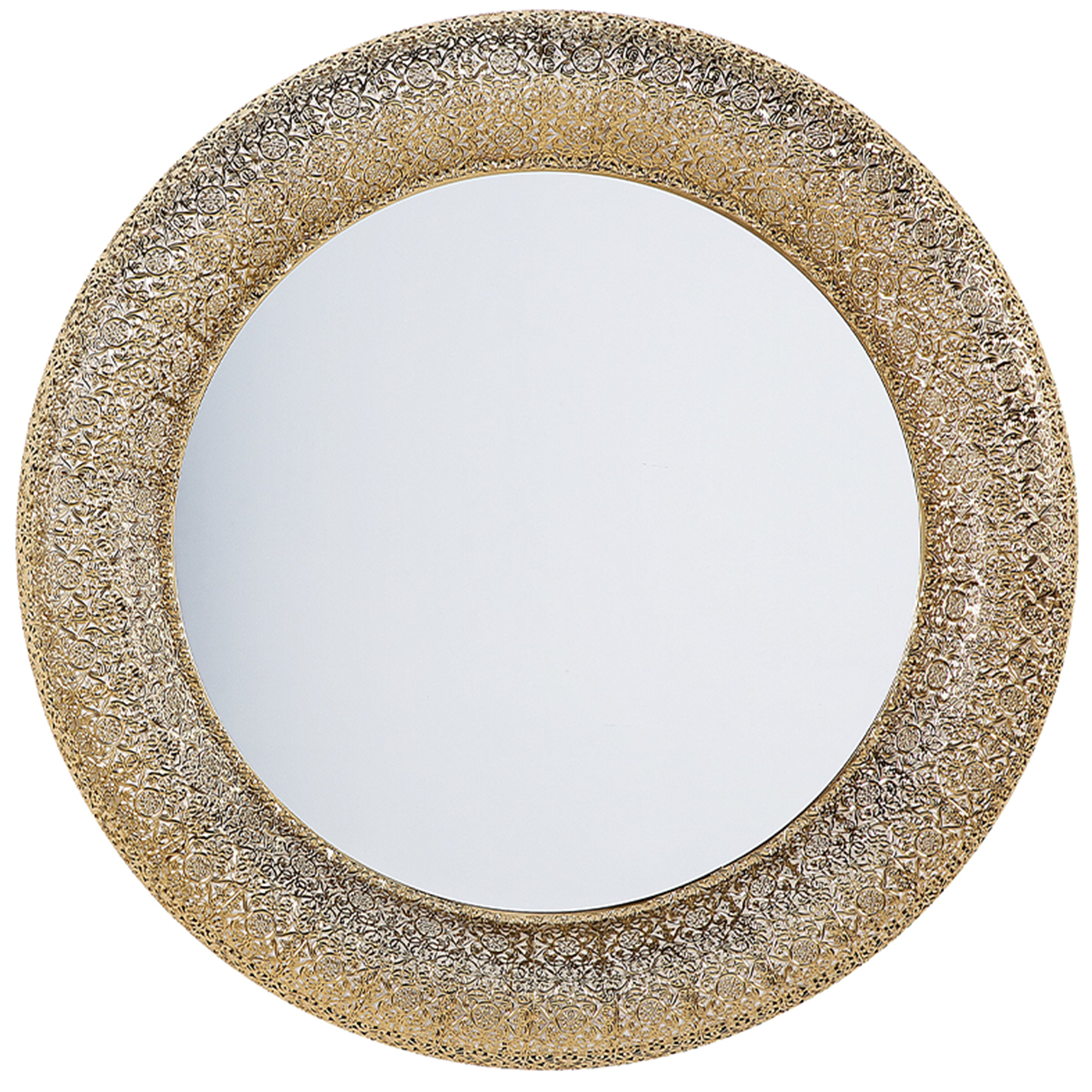 Oglindă de perete CHANNAY 80 cm 80 cm Metal Auriu
