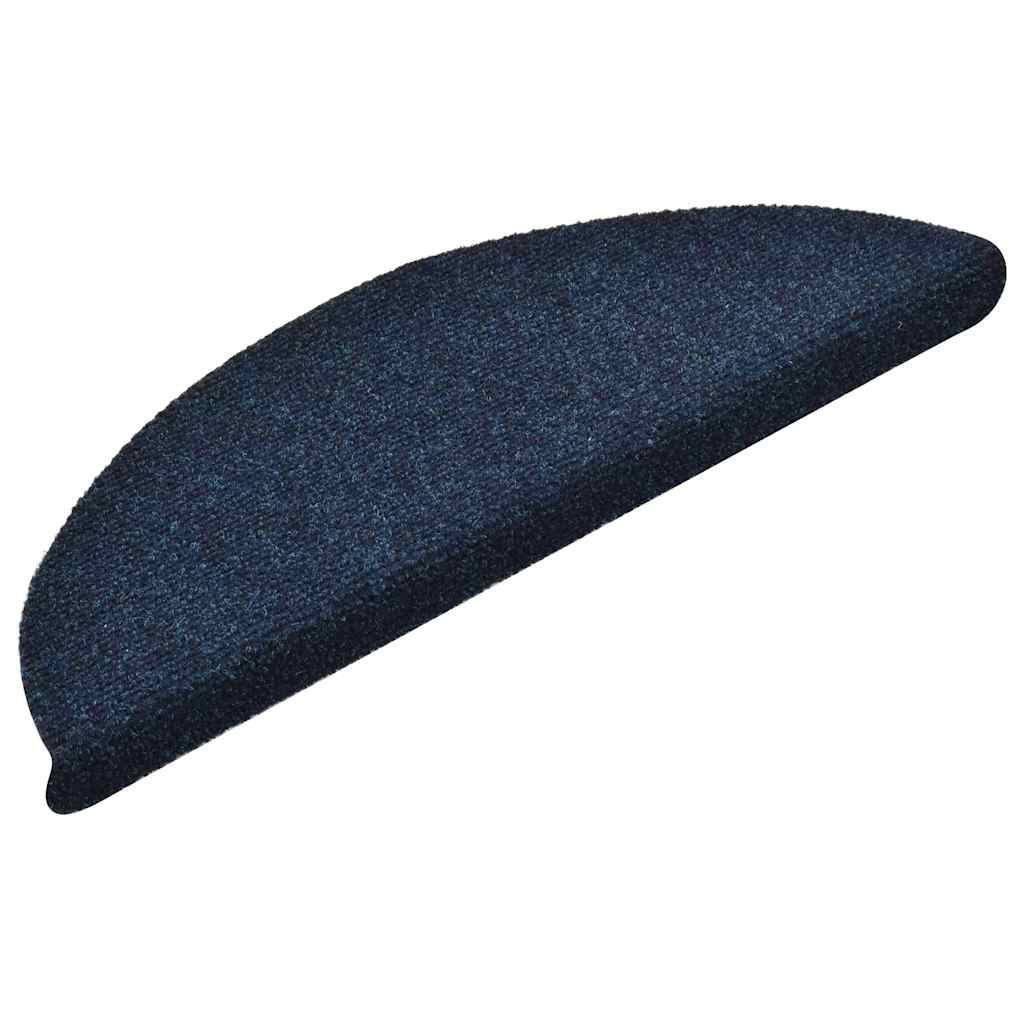 Tapis d'escalier auto-adhésifs 30 pcs marine 56x17x3 cm - 2