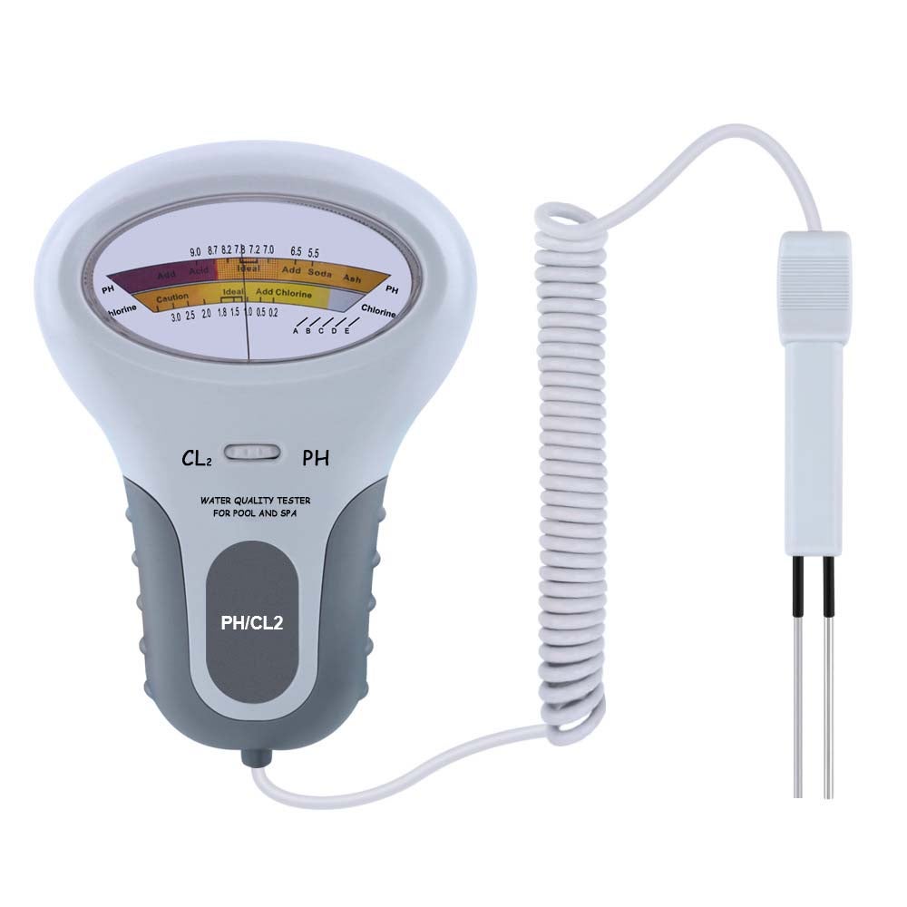 2 szt. 2 w 1 tester pH i chloru, przenośny, elektroniczny, do SPA, domu, akwarium, szybki pomiar i precyzyjna kontrola
