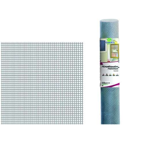 Zanzariera in alluminio grigio, H.0,6 x L.3 mt - 2